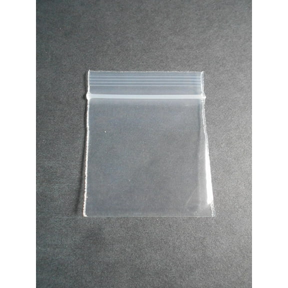 Mini Poly Bags (1.5"x1.5") Small Plastic Baggies Thick 2mil (1515) Tiny Resealable Dime Bag (100, Clear)