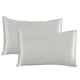 thumbnail image 1 of Funda de almohada de seda, paquete de 2, para el cabello y la piel, doble cara, suave, transpirable, funda de seda lisa, 1 of 4