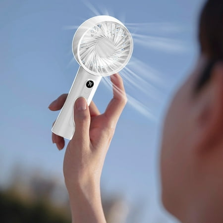 

Seebayas Handheld Fan Lightweight Outdoor Portable Silent Digital Display USB Rechargeable Mini Fan Desk Fan Clearance Home&Holiday Accessories