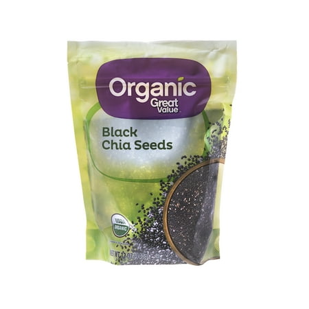 Great Value Organic Black Chia Seeds, 12 oz (Best 20 Superfoods For Weight Loss)