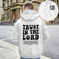 thumbnail image 6 of Christian Graphic Hoodies for Men Jesus Hoodie Faith God Sweatshirt Bible Verse Pullover Religious Top, 6 of 9