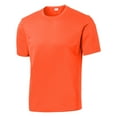 thumbnail image 5 of Yellow Rooster Men's PosiCharge Competitor Polyester Tee Shirt Neon Orange L, 5 of 8
