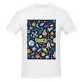 thumbnail image 4 of Bingfone Colorful Space Men'S Loose Fit Short-Sleeve Pocket T-Shirt, 4 of 7