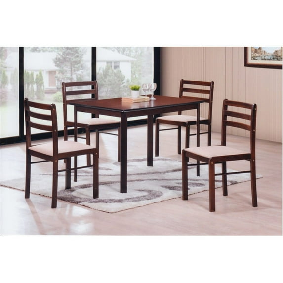 Hodedah Imports Starter 5 Piece Dining Table Set