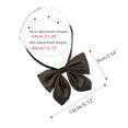 thumbnail image 3 of Unique Bargains Women Pre-tied Bowknot Bowties Adjustable Bow Tie Solid Color, 3 of 6
