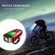 thumbnail image 3 of Luz de bicicleta 5 modos Cuerno Ciclismo Lámpara Juego de luces delanteras Se adapta a todas las bicicletas de montaña / carretera JShteea El nuevo, 3 of 7