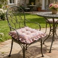 thumbnail image 6 of HuiXinOu Donut Cushion Chair Pad, 15.7in Round Velvet Floor Pillow Ottoman with Strap, Colorful Seat Cushion for Office Living Room Outdoor Chair, Comfort Decor, 6 of 6