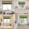 thumbnail image 5 of Farm Gray Green Brown Wood Grain Valances for Windows,Kitchen Valance Rod Pocket Short Curtain, Rustic Wooden Plank Valance Curtain Window Valances for Bedroom Bathroom Living Room 60x18in, 5 of 9