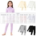 thumbnail image 3 of BLVB Thermal Underwear for Kids Long Johns Leggings and Mock Neck Shirt Boy and Girl Unisex Underwear Winter Base Layer, 3 of 4