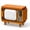 Television, variant on Remocguys Retro Furniture Building Set Vintage Model Collectible Home Office Decor Gifts Mini Toy Not Compatible with Lego for Adults 71pcs (Earth Globe)
