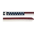 thumbnail image 5 of Gelante Genuine Full Grain Leather Belt Strap Without Belt Buckle. US Flag-M, 5 of 5