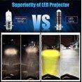 thumbnail image 5 of bike LED headlight blub for 70cc and 125cc with 2 functions yellow and white brightness colour /motorcycle fog light super bright, 5 of 5