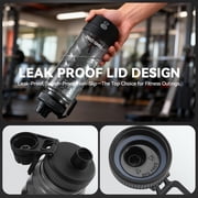 Electric Protein Shaker Bottle, 24 oz USB C Rechargeable Electric Mixer, Shaker Cups for Protein Shakes and Meal Replacements, Portable Blender Self Mixing Cup for Gym Workout, Black