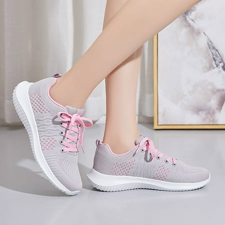 

Gubotare Shoes For Women Womens High Top Canvas Sneakers Classic Canvas Shoes Casual Shoes for Walking Pink 7.5