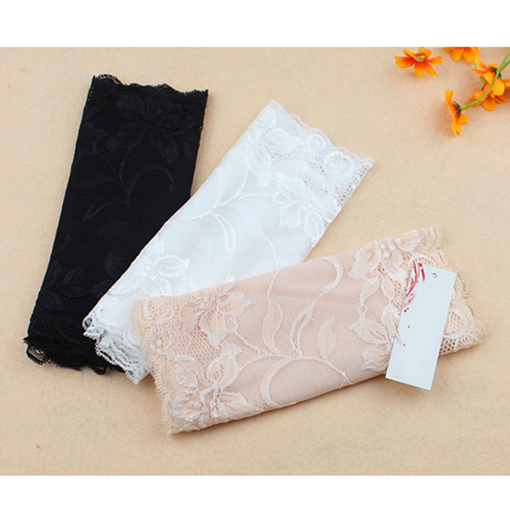 3 Pièces Tube De Dentelle Florale Femme Top Bra Bandeau Soutiens-gorge