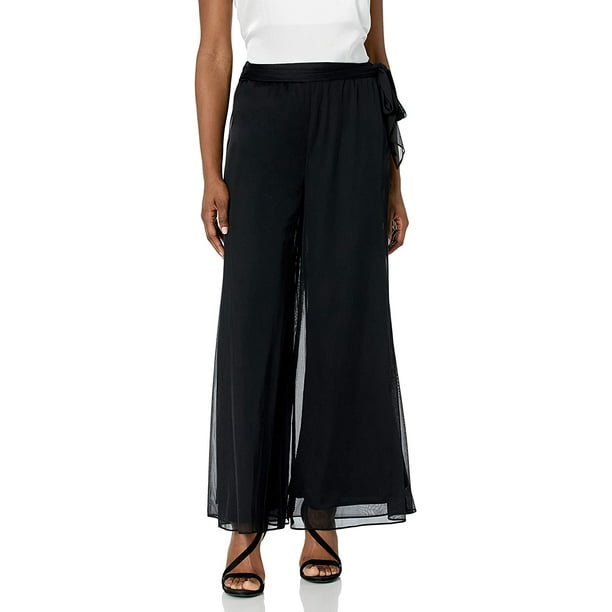 Alex evenings top petite chiffon pants