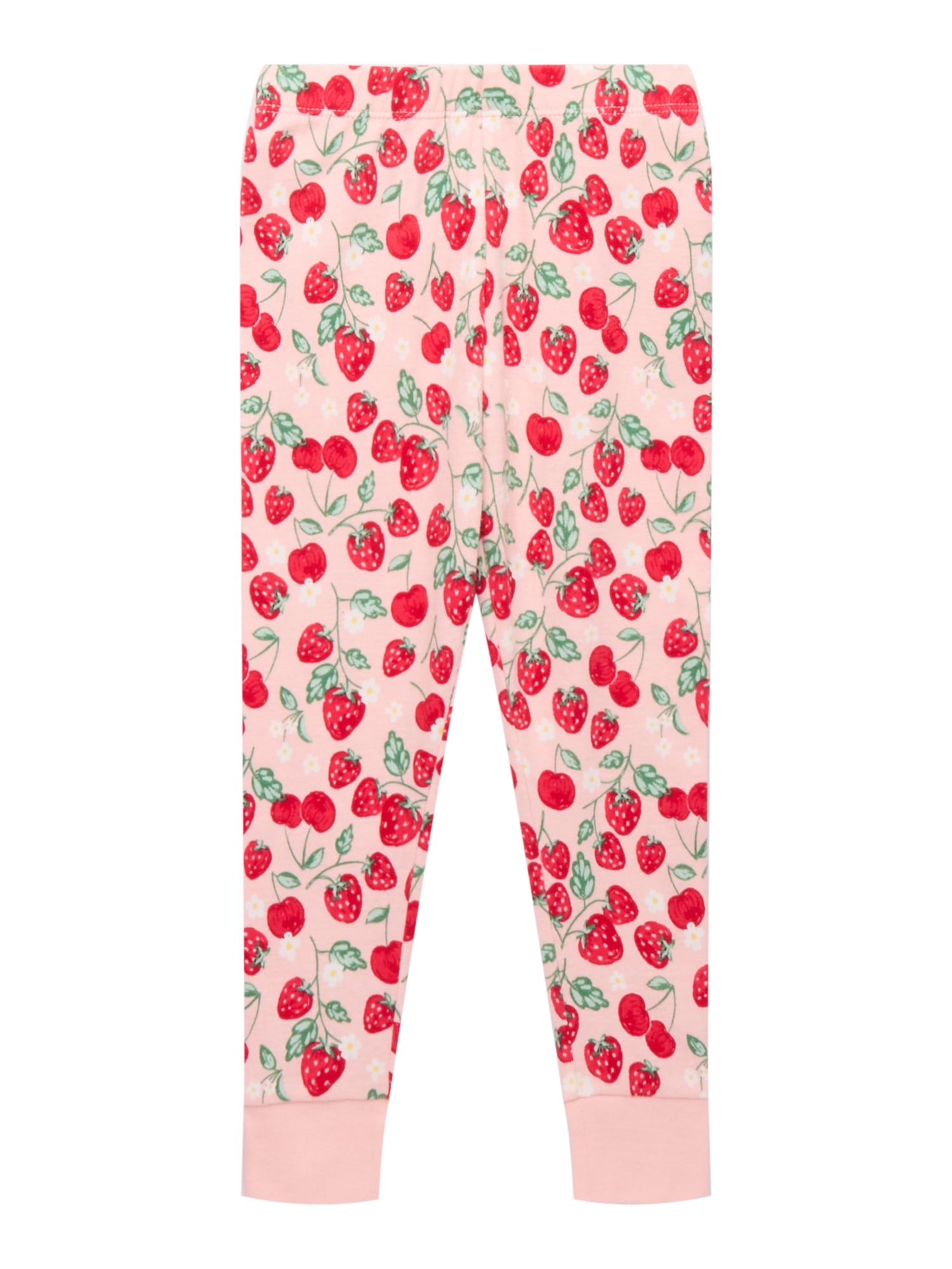 Wonder Nation Toddler Cotton Long Sleeve Tee and Pants Pajama 3-Pack Set, 6-Piece, Sizes 12M-5T