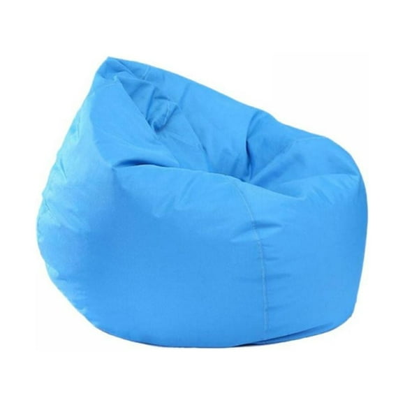 KEINXS Bean Bags (No Filler) Storage Bean Bag Chair for Adults and Kids Recliner Gaming Adult Bean Bag for Home Living Room Zipper Storage Beanbag 27.6x31.5”