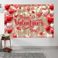thumbnail image 3 of 10X6ft Valentine's Day Photography Backdrops, Vintage Rustic Wood Red Love Heart Valentine's Day Backdrops Decorations, Wedding Bridal Shower Wedding Anniversary Party Girl Birthday Decor Background, 3 of 5