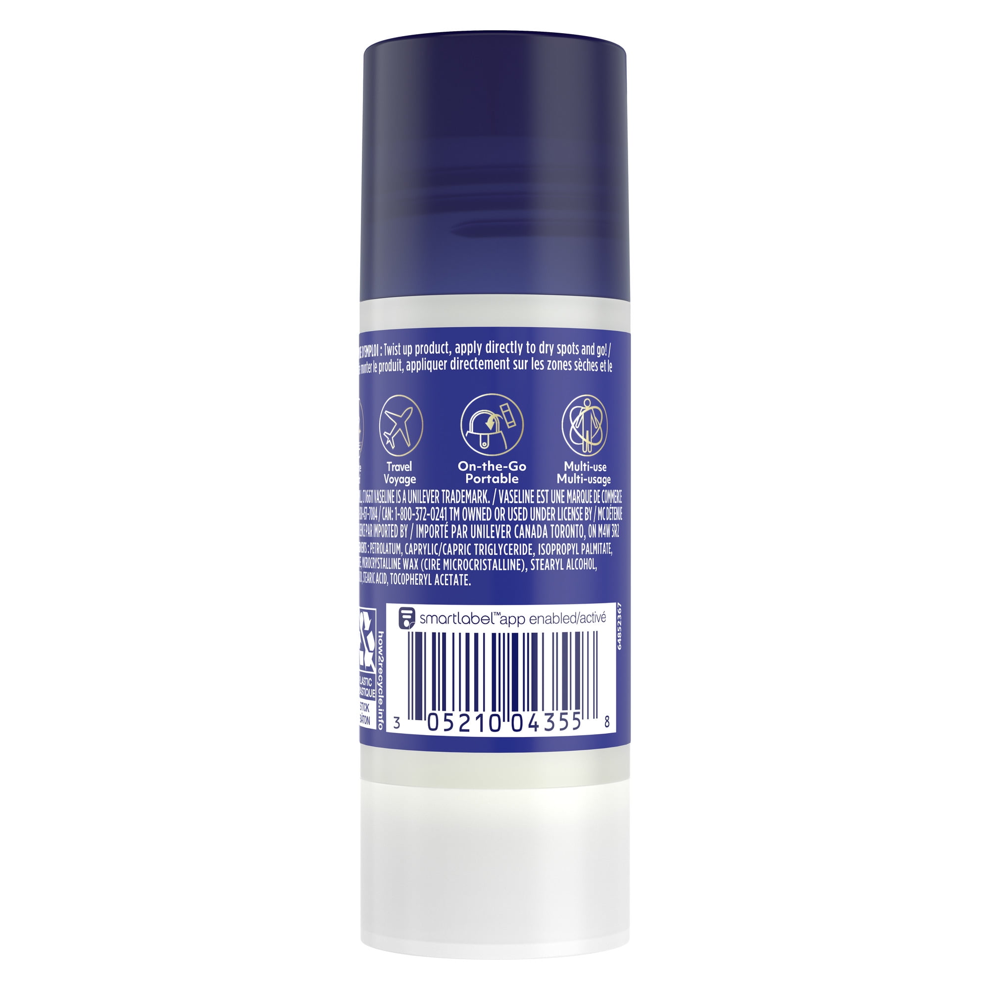 Gelée en Bâton pour le Corps Vaseline 40 g Gelée en Bâton