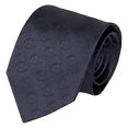 thumbnail image 2 of NCAA Cravate Ton sur Ton pour Hommes, Charbon, 2 of 4