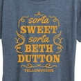 thumbnail image 3 of Yellowstone - Sorta Sweet Sorta Beth Dutton - Women's Short Sleeve Graphic T-Shirt, 3 of 6