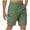 Army Green, variant on Cargo Shorts for Men Plus Size Casual Elastic Waist Solid Color Loose Comfy Shorts with Multi Pocket Black 3XL