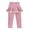 Pink, variant on LYMAYTER Kids Girls Skirt Pants Baby Solid Color Fleece Trousers Toddler Winter Leggings Pants for 2-10 Years