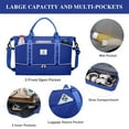 thumbnail image 3 of Gynky Travel Duffle Bag Weekender Bags for Women with Shoe Compartment Carry on Overnight Bag Gym Duffel Bag with Wet Pocket Hospital Bags for Labor and Delivery, 3 of 8