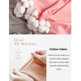 thumbnail image 4 of Ekouaer Cotton Pajamas Sets Short Sleeve T-Shirt Top and Long Pants Pj Sets Soft Pjs Sleepwear Loungewear for Women, 4 of 6