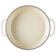 thumbnail image 3 of Casserole Lodge, hierro fundido esmaltado, 3,6 L, ovalado, color blanco ostra, 3 of 5