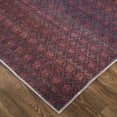 thumbnail image 3 of 10' X 14' Red And Gray Striped Power Loom Area Rug, 3 of 9