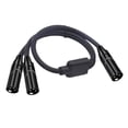 thumbnail image 2 of Splitter Cable de Audio Sunnimix Macho a Doble Macho XLR, 2 of 7