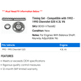 thumbnail image 2 of Timing Set - Compatible with 1992 - 1995 Chevy G20 4.3L V6 1993 1994, 2 of 2