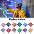 thumbnail image 2 of comerut Hip Hop Square Bandana Breathable Cotton Men Women Boys Girls Multi-purpose Summer Handkerchief Printed Sun Protection Hair Scarf Christmas Gift, 2 of 8