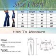thumbnail image 2 of toraway Fashion Jumpsuits for Women Casual Shorts with Sleeves Women's Casual Summer Denim Jumpsuit Cotton Light Washed Blue Neckline Stretchy Slim Fit Pants L, 2 of 6