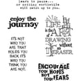 Darkroom Door Stamps Quot;Tim Holtz Cling 7\\X8.5\\-Just Thoughts...