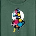 thumbnail image 3 of Alice In Wonderland - Teacup Silhouette - Women's Lightweight French Terry Long Sleeve Shirt, 3 of 5