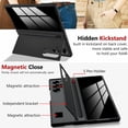 thumbnail image 4 of Funda YQODSZ para Samsung Galaxy Z Fold 6 con soporte para bolígrafos, 4 of 7