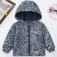 thumbnail image 7 of Curuila Kids Infant Girls Coat With Zipper Long Sleeve Graphic Print Hooded Jacket For Girls Lightweight Fashionable Outerwear Size 3-4 Years, 7 of 7
