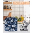 thumbnail image 4 of Navy Blue Spring Floral Stand Mixer Dust Cover with Storage Pocket & Handles,Summer Flowers Watercolor Botanical Fits All Tilt Head & Bowl Lift Kitchen Appliance Cover Accessories,4.5-5 Quart, 4 of 6