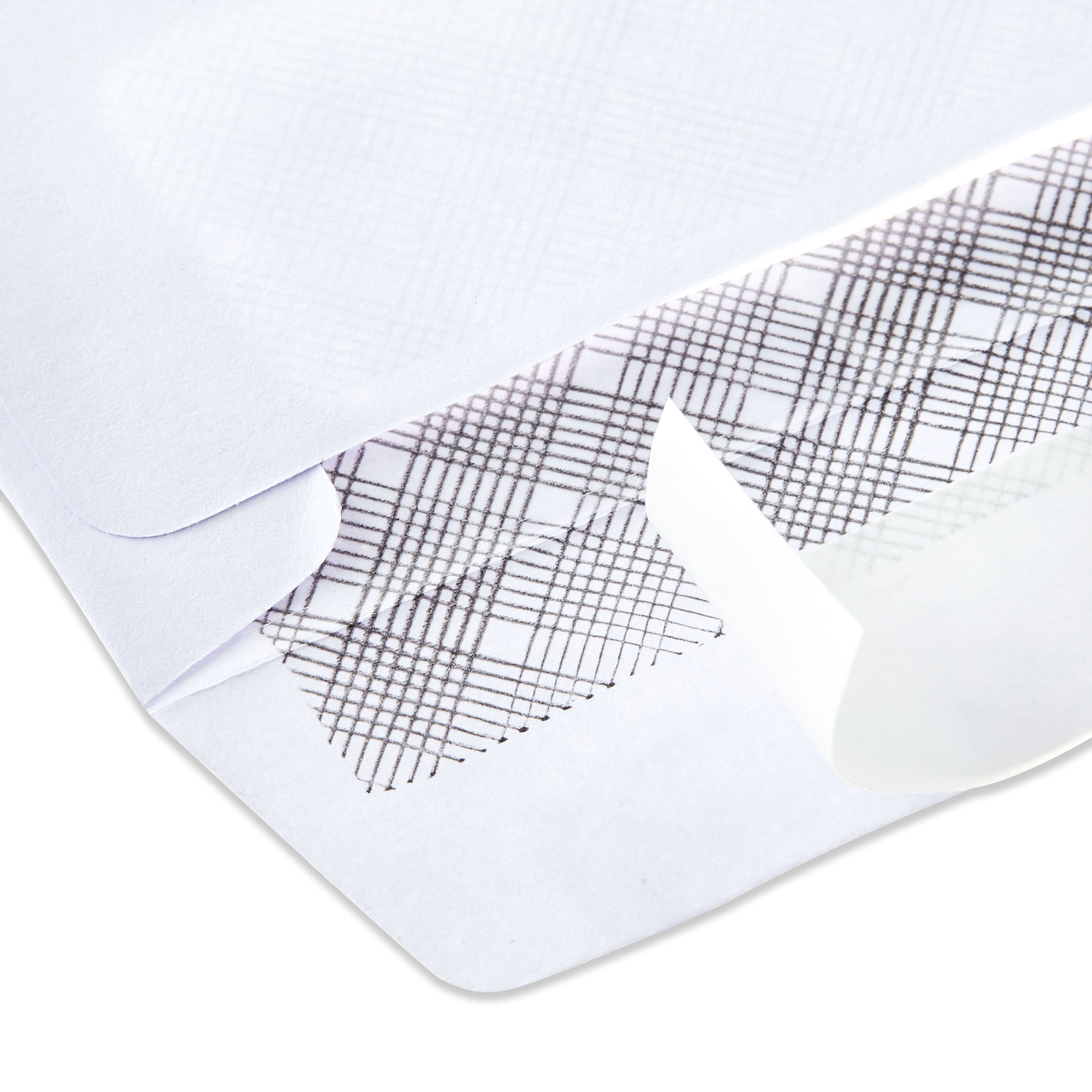 Pen+Gear #10 Privacy Tint Gummed Envelopes, White, 4.13" x 9.5", 500 Count