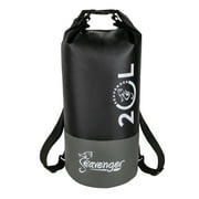 Seavenger Seafarer 20L Dry Bag | Waterproof Outdoor Travel Pack | Backpack, Crossbody, Duffel Gear Bag | Black