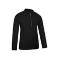 thumbnail image 3 of Mountain Warehouse Boys/Girls Merino Blend Half Zip Base Layer Top, 3 of 4