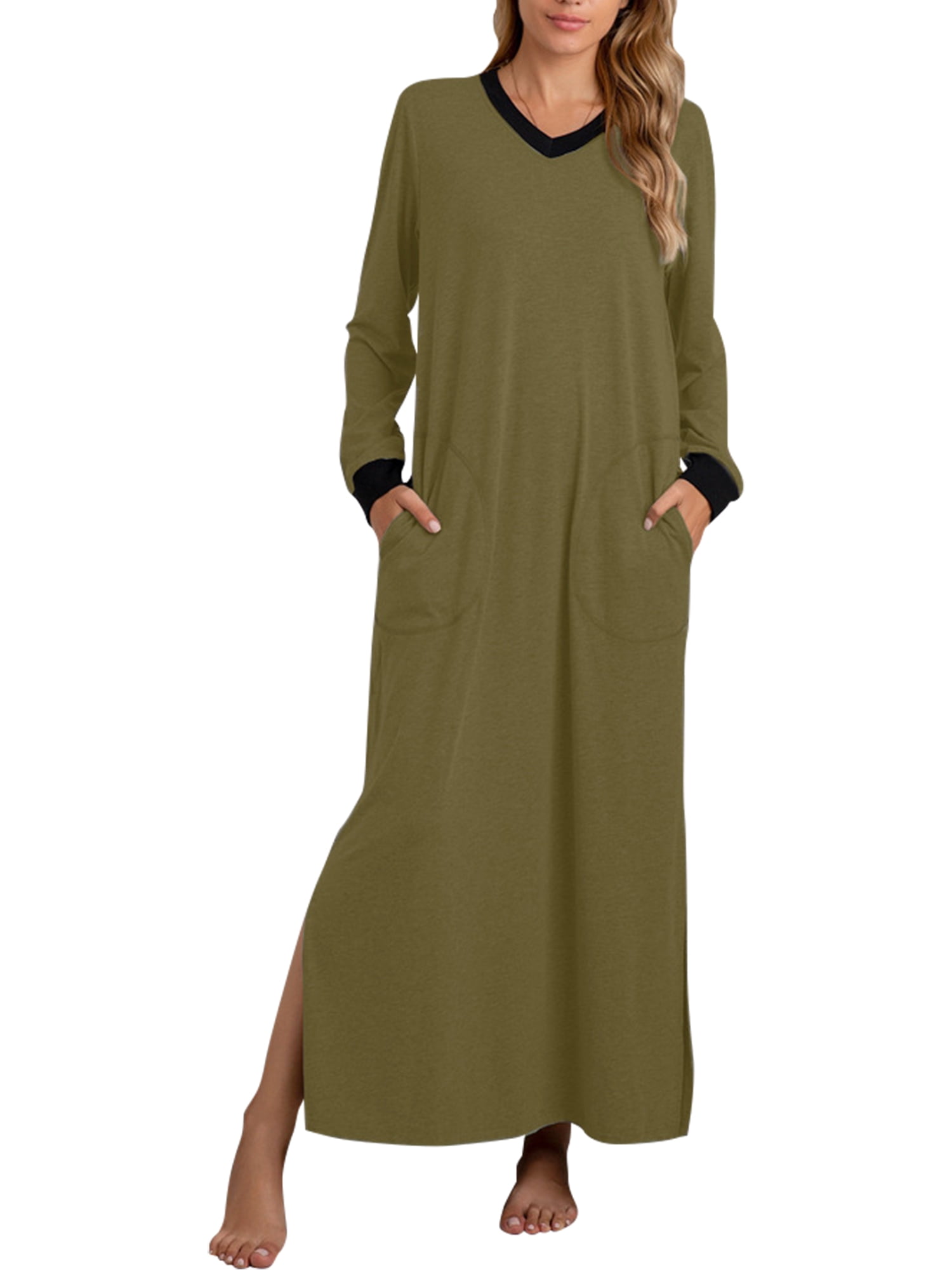 long lounging gowns