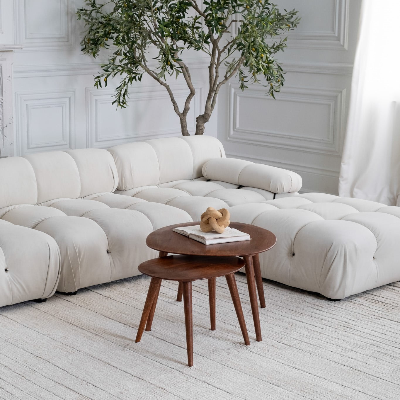 Rug Branch Casa Abstract Indoor Area Rug, Beige Cream, Modern - Living Room, Bedroom, Dining and Kitchen