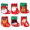 thumbnail image 2 of LOLIPPYY Christmas Stockings Set of 6 Small Hanging Decorations for Tree, Fireplace, Wall, Door and Candy Bags, 2 of 7