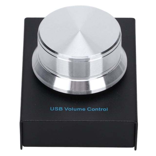 Interruptor de control de volumen, AIMOS AMU001BK Accesorios de vídeo de volumen USB Controlador de volumen de audio elaborado con cuidado