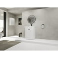 thumbnail image 5 of 24 Inch Freestanding Bathroom Vanity with White Resin Sink & Soft-Close Cabinets - Modern Space-Saving Design (Easy Assembly Kit), 5 of 9