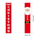 thumbnail image 7 of Franhais Christmas Porch Banner Cartoon Letter Print Hanging Door Banner Sign for Holiday Home Yard Indoor Outdoor Decorations, 7 of 7